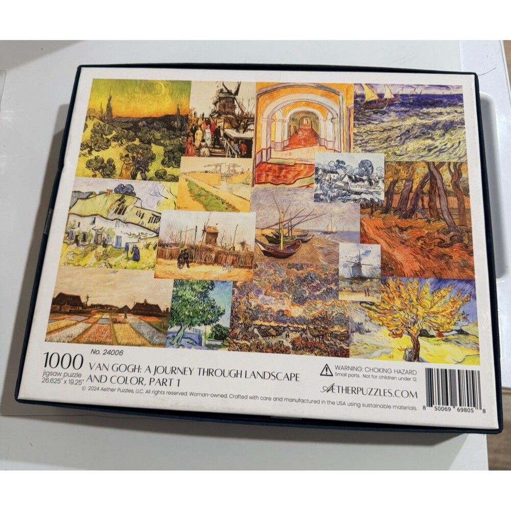 Aether Van Gogh A Journey Through Landscape Part 1 1000 Piece Puzzle Complete